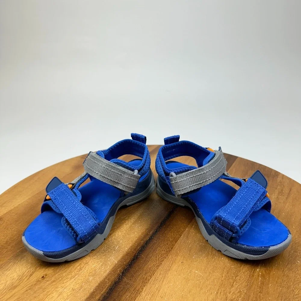 New NWOB Little Kids Merrell Hydro Rapids Hiker Blue Sandals Shoes Size 11 C